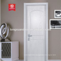 Modern interior wood panel door designs with white color; various designs solid wood door
